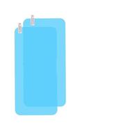 Anti-buée pour rétroviseur 2 Pièces/Ensemble Imperméables Miroir Fenêtre Film Transparent Membrane Anti-buée Anti-éblouissement Étanche Sécurité Conduite(340x160mm)