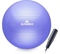 Anti-Burst Gym Ball-Air Pump Included-Fitness Ball,Yoga,Gymnastics,Core,Or As An Office Chair For Back Muscle.[W177]