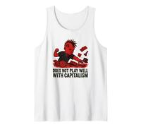 Anti Capitalist Punk Anarchy Rebellion Jeu de société Débardeur