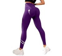 Anti Cellulite Leggings for Women, Suitable for Both Sports and Leisure, Perfectly Wrapping The Curves (Purple,S)