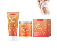 Anti Cellulite Slimming Crème Set, Weight Loss Fat Burning Crème Hydrating Belly Firming Cream Full Body Sweat Cream for Stomach, Thighs and Butt, Body Lotion for Unisex (250g+60g)