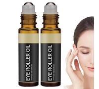 Anti Cerne Sous Les Yeux Castor Oil,Castor Eye Serum Oil,Sérum énergisant Pour Les Cernes Et Les Poches, Ridules, Rides,Roll On Facial Serum For Under Eyes And Face With Organic Castor Oil (10ML, 2PC)