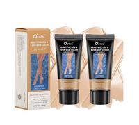 Anti-Cernes Pour Les Jambes, Crème Imperméable Pour Les Jambes, Crème Anti-Imperfections Pour Un Corps Impeccable, Anti-Cernes Pour Les Cicatrices De Tatouages Sur Les Jambes, Teints Sains (2 Pièces)