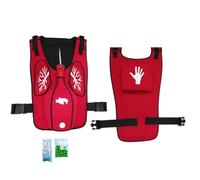 Anti Choking Obstruction Trainer Vest - Heimlik Practice Training Model Education for Nurse & Student First Aid Teaching Accessories Two sizes for adults and children(Red,Adults)