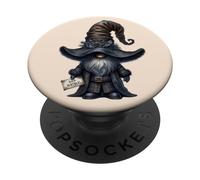 Anti Christmas GNOME Graphic for Women and Men Bah Humbug PopSockets PopGrip Adhésif