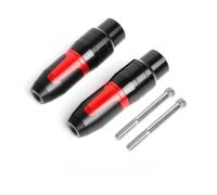 Anti-Chute Protector Curseurs D'échappement Moto pour SYM CRUISYM 300 GTS300i Joymax Z 300 Crash Pads Curseurs D'échappement Curseurs Cadre Protecteurs Moto Curseurs Cadre(Rouge 1)