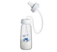 Anti Colic Kids Bottle, Silicone Nipple Breast Milk,11x5.8x14.7cm/4.3x2.3x5.8inch, with Feeding Bottle Safe Bpa Free Design System, Leakproof Care Build, Gentle Solution for Home Travel Night Use