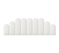 Anti-Collision 3D Rembourrage Mural pour Les Enfants, Peler Et Coller Tête De Lit Tapissé Panneaux Muraux, Imperméable Insonoriser Stickers Muraux pour La Maison Décor De Fond (Color : White, Size :