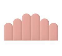 Anti-collision 3D Rembourrage Mural Pour Les Enfants, Peler Et Coller Tête De Lit Tapissé Panneaux Muraux, Imperméable Insonoriser Stickers Muraux Pour La Maison Décor De Fond ( Color : Pink , Size :