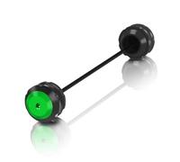 Anti-collision Pour DUCATI HYPERSTRDAD 821 939 2013-2024 Protecteur De Roue Avant Fourche Axe Sliders Crash Cap Falling Protector Pad(Green Front)