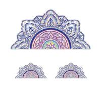 Anti Collision Window Stickers For Birds Mandala Fenêtre Stickers Électrostatique Suncatcher Stickers Anti Collision Oiseaux Attrape Soleil Sticker Rainbow Prism Autocollant Verre Pour Fenêtre Verre