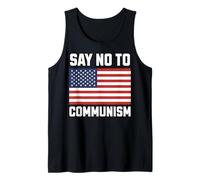 Anti Communist Say No to Communism Débardeur