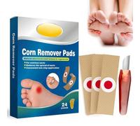 Anti Cors Pieds, Anti Verrues, Traitement Cors, Corn Remover, Traitement Verrues Plantaires, Zéro Verrues, Détartrant Les Verrues Pour Les Mains et Les Pieds, 24 Pièces