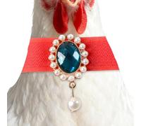 Anti Crow Rooster Collar - Quiet Nylon Neckband for Poultry Training | Lightweight 8g Adjustable Fit, Breathable Design, Coop Farm, Backyard, Nighttime, Neighbor, Friendly, 20.5x4.5x2.7cm