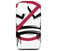 Anti Crown Graffiti Symbole Rouge Couronne Noire Urban Coque pour iPhone 12/12 Pro