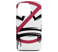 Anti Crown Graffiti Symbole Rouge Couronne Noire Urban Coque pour iPhone 13 Pro