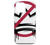 Anti Crown Graffiti Symbole Rouge Couronne Noire Urban Coque pour iPhone 13 Pro Max