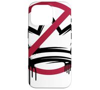 Anti Crown Graffiti Symbole Rouge Couronne Noire Urban Coque pour iPhone 16 Pro