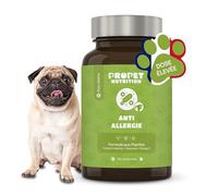 Anti Demangeaison Chien + Allergie. 125 Comprimés. Graines De Lin. Source D'omega 3, 6, 9, Curcuma. Anti Inflammatoire Chien, Poudre De Psyllium. Digestion, Citrouille et Riz Brun. Peau & Pelage
