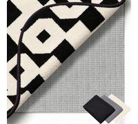 Anti Derapant Tapis 100 x 137 cm Réutilisable et sans Odeur, Découpable, Lavable, Taille Personnalisable, Anti Derapant Tapii, Tapis pour Tiroir pour Tous Types de Sols, Gris Brun