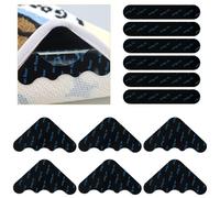 Anti Derapant Tapis,12 Pcs Rug Grippers,Antiderapant Autocollants de Tapis,Anti Glisse Tapis Réutilisable, Tapis Antidérapant pour planchers de Bois Franc,carpettes et Tapis