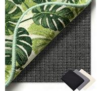 Anti Derapant Tapis 120 x 170 cm Réutilisable et sans Odeur, Découpable, Lavable, Taille Personnalisable, Tapis Universel Antidérapant pour Tous Types de Sols, Noir
