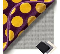 Anti Derapant Tapis 120 x 170 cm Réutilisable et sans Odeur, Découpable, Lavable, Taille Personnalisable, Tapis Antidérapants pour pour Tous Types de Sols, Gris Brun