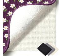 Anti Derapant Tapis 120 x 170 cm Réutilisable et sans Odeur, Découpable, Lavable, Taille Personnalisable, Tapis Universel Antidérapant pour Tous Types de Sols, Blanc