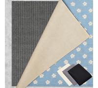 Anti Derapant Tapis 120 x 170 cm Réutilisable et sans Odeur, Découpable, Lavable, Taille Personnalisable, Tapis Antidérapants pour pour Tous Types de Sols, Noir