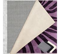 Anti Derapant Tapis 125 x 270 cm Réutilisable et sans Odeur, Découpable, Lavable, Taille Personnalisable, Protection de Tapis Antidérapante pour Tous Types de Sols, Gris Brun