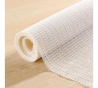 Anti Derapant Tapis 50 x 270 cm Facile à Peut Etre Coupé et Laver Tapis Antidérapant Polyvalent, Tapiss pour Tiroir pour Cuisine Chambre Salon Salle de Bain, Blanc cassé