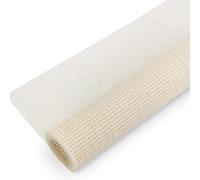 Anti Derapant Tapis 55 x 85 cm Facile à Peut Etre Coupé et Laver Antiderapant Tapis Parquet, sous-Couche Antidérapante Utilisé sur Le Sol en Bois Marbre Parquet, Etc, Blanc cassé