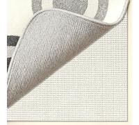 Anti Derapant Tapis 80 x 185 cm Antidérapant Tapis Antidérapant pour Sols Durs Réutilisable et Lavable pour Matelas Canapé Chaises Coussin Voiture, Blanc cassé