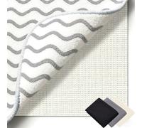 Anti Derapant Tapis 90 x 280 cm Réutilisable et sans Odeur, Découpable, Lavable, Taille Personnalisable, Anti Derapant Tapii, Tapis pour Tiroir pour Tous Types de Sols, Blanc