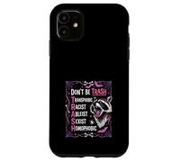 Anti Discrimination Raton Laveur Gothique Égalité Art Coque pour iPhone 11
