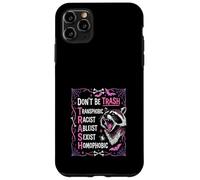Anti Discrimination Raton Laveur Gothique Égalité Art Coque pour iPhone 11 Pro Max