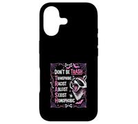 Anti Discrimination Raton Laveur Gothique Égalité Art Coque pour iPhone 17