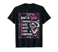 Anti Discrimination Raton Laveur Gothique Égalité Art T-Shirt