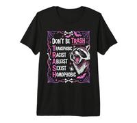 Anti Discrimination Raton Laveur Gothique Égalité Art T-Shirt Haut de Gamme