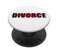 Anti-Divorce Pro-Marriage Men & Women Couples Matching PopSockets PopGrip Adhésif