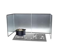 Anti-Éclaboussures - 84cm Pliable Protection Cuisinière, Écran Protection Graisse Chaleur | Isolation Cuisine Friture Poêle Mur Déflecteur D'Huile Feuille D'Aluminium Cuisine