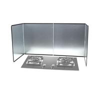 Anti-Éclaboussures - 84cm Pliable Protection Cuisinière, Écran Protection Graisse Chaleur | Isolation Cuisine Friture Poêle Mur Déflecteur D'Huile Feuille D'Aluminium Cuisine