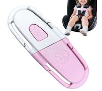 Anti Escape Car Seat Clip, Seat Strap Lock Secure Buckle, Adjustable Safety Harness Chest Clip, Kids Safety Travel Accessory for Strollers High Chairs Schoolbags, 5.31x1.93x0.63 Inches