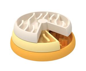 Anti-étouffement pour chiens, antidérapant, 3 couches, anti-suffocation, pour chiens, mangeur lent | pour enrichissement et prévention des ballonnements, petites races intérieures