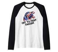 Anti Fascism Frogs Against Fascism Frog Off to Fight Fascism Manche Raglan