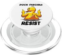 Anti Fascism Protest Sign Fuck Fascism Duck F Fascism Resist PopSockets PopGrip pour MagSafe