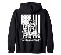Anti Fascism Resist One Day We Will Wake Up to His Obituary Sweat à Capuche