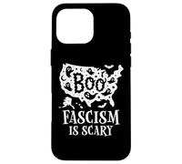 Anti Fascism Sign,No Kings in America Scary Halloween Ghost Coque pour iPhone 16 Pro Max