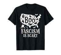 Anti Fascism Sign,No Kings in America Scary Halloween Ghost T-Shirt