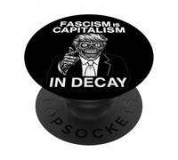 Anti-fascisme Anti Trump Le fascisme est Le capitalisme en décomposition PopSockets PopGrip Adhésif